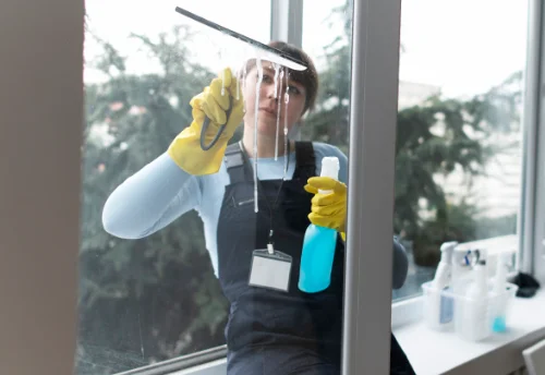 Nettoyage de vitres intérieures et extérieures à Mériel
